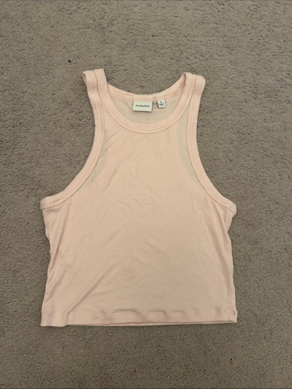Sunday Best Light Pink Tank Top